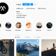 A screenshot of @meta, the Instagram handle owned by a motorcycle publication.